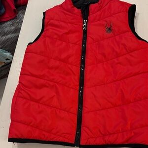 Spyder Kids Red Quilted Vest